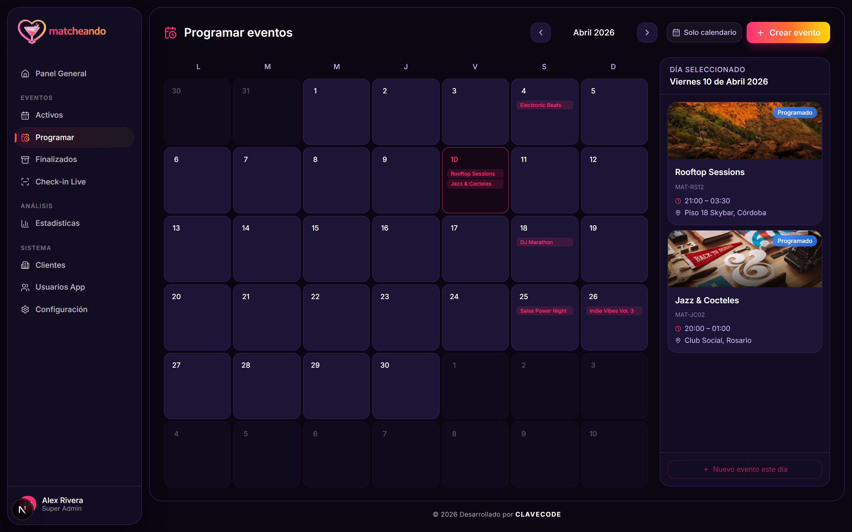 Calendar View